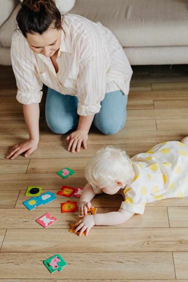 teaching toddlers identification of different emotions using cards